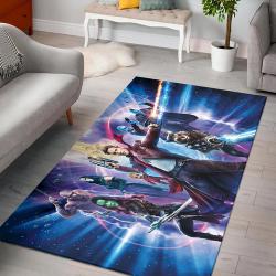 Guardians Of The Galaxy Sci Fi Futuristic Action Rug Living Room Rug Home Decor