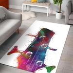 guitar area rug living room rug home decors gift for fans home decor 0