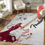 guitar fender 3 music art studio art for fans area rug living room carpet rug regtangle carpet floor decor home decor 0