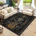 guitar skeleton 1909081 halloween area rug ofd area rug living room carpet rug regtangle carpet floor decor home decor 0