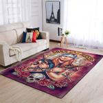 guns n roses area rug music rug regtangle carpet floor decor home decor v11335 0