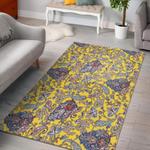 hamster eating pattern print area rug living room rug home decor 0