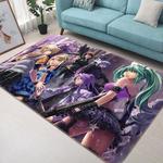 hatsune miku anime 12 area rug living room and bed room rug rug regtangle carpet floor decor home decor 0
