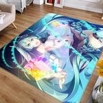 hatsune miku anime 17 area rug living room and bed room rug rug regtangle carpet floor decor home decor 0