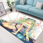 hatsune miku anime 20 area rug living room and bed room rug rug regtangle carpet floor decor home decor 0