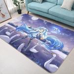hatsune miku anime 22 area rug living room and bed room rug rug regtangle carpet floor decor home decor 0