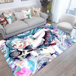 Hatsune Miku Anime 26 Area Rug Living Room And Bed Room Rug Rug Regtangle Carpet Floor Decor Home Decor