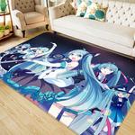 hatsune miku anime 51 area rug living room and bed room rug rug regtangle carpet floor decor home decor 0