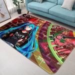 hatsune miku anime 65 area rug living room and bed room rug rug regtangle carpet floor decor home decor 0