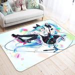 hatsune miku anime 72 area rug living room and bed room rug rug regtangle carpet floor decor home decor 0