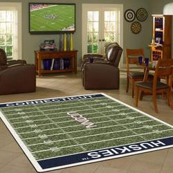 Huskie Connecticut Area Rug Living Room Rug Home Decor
