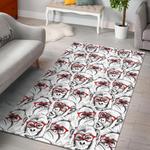 heron floral pattern print area rug living room rug home decor 0