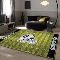 Raiders Area Rug Living Room Rug Home Decor Floor Rug Living Room Rug Home Decor Music Home Decor