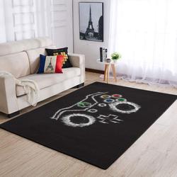 Horse Rose Pattern Print Area Rug Living Room Rug Home Decor