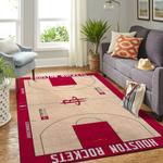 houston rockets court area rug nba basketball team logo carpet living room rugs rug regtangle carpet floor decor home decor 0