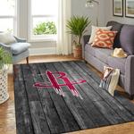 houston rockets nba area rugs basketball living room carpet team logo gray wooden home rug regtangle carpet floor decor home decor 0