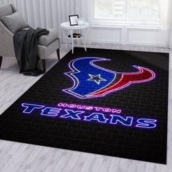 NFL Houston Texans Rectangle Rug Personalized Non-Slip Carpet Gift For Football Fans 9