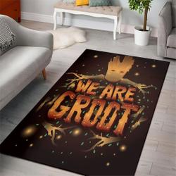I Am Groot Guardians Of The Galaxy Marvel Superhero Movies Area Rugs Living Room Carpet Rug Regtangle Carpet Floor Decor Home Decor