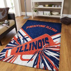 NCAA Illinois Fighting Illini 3 Dhcdhc Ld2809 Rug Living Room Rug Home Decor