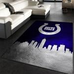 indianapolis colts nfl 9 area rug living room and bed room rug rug regtangle carpet floor decor home decor 0