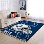 indianapolis colts nfl team logo helmet rectangle area rug area rug living room carpet rug regtangle carpet floor decor home decor 0