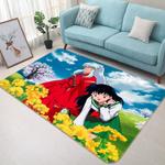 inuyasha anime 4 area rug living room and bed room rug rug regtangle carpet floor decor home decor 0