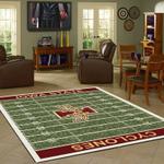 iowa state cyclones home field area rug football living room carpet home rug regtangle carpet floor decor home decor v11119 0