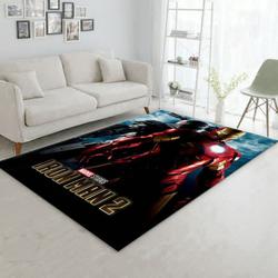 Iron Man Marvel 2 Area Rug Living Room And Bed Room Rug Rug Regtangle