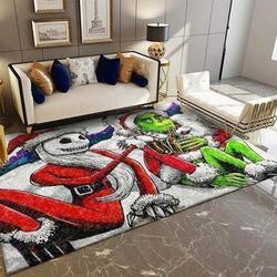 Jack Skellington & Grinch Rugs The Nightmare Before Christmas Decor Rug