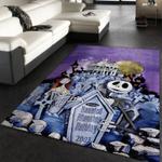 jack skellington sally the nightmare before christmas haunted mansion area rug living room and bed room rug rug regtangle decor home decor 0