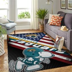 NFL Jacksonville Jaguars Rectangle Rug Personalized Non-Slip Carpet Gift For Football Fans