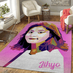 jihyo twice music art for fans area rug living room carpet rug regtangle carpet floor decor home decor 0
