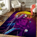 jim morrison artwork music synthwave 80s art for fans area rug living room carpet rug regtangle carpet floor decor home decor 0