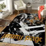 jimmy page art 1 music artwork art for fans area rug living room carpet rug regtangle carpet floor decor home decor 0
