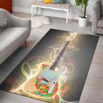 jimmy page guitar instrument area rug living room rug home decor bedroom home decor 0