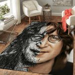 john lennon the beatles rock band 1960 the legend area rug area rug living room carpet rug regtangle carpet floor decor home decor 0