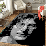 john lennon the beatles rock band legend 1960 area rug area rug living room carpet rug regtangle carpet floor decor home decor 0