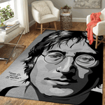 john lennon the beatles rock band legend 1960 art area rug area rug living room carpet rug regtangle carpet floor decor home decor 0