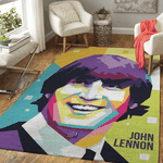 john lennon the beatles rock band the legend art area rug area rug living room carpet rug regtangle carpet floor decor home decor 0