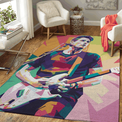 John Mayer In Pop Art Music Art For Fans Area Rug Living Room Carpet Rug Regtangle Carpet Floor Decor Home Decor