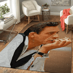 johnny cash american singer art area rug area rug living room carpet rug regtangle carpet floor decor home decor 0