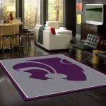 kansas state wildcats area rug football team logo carpet living room rugs rug regtangle carpet floor decor home decor 0