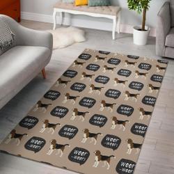 Dog Pattern Area Rug Living Room Rug Home Decor