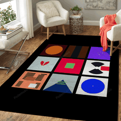 Kanye Album Collage Music Art For Fans Area Rug Living Room Carpet Rug Regtangle Carpet Floor Decor Home Decor