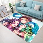 kimetsu no yaiba anime 10 area rug living room and bed room rug rug regtangle carpet floor decor home decor 0