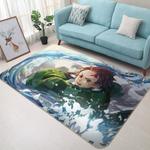 kimetsu no yaiba anime 25 area rug living room and bed room rug rug regtangle carpet floor decor home decor 0