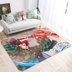 kimetsu no yaiba anime 37 area rug living room and bed room rug rug regtangle carpet floor decor home decor 0