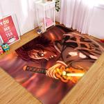 kimetsu no yaiba anime 38 area rug living room and bed room rug rug regtangle carpet floor decor home decor 0