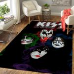 kiss rock band area rug music rug regtangle carpet floor decor home decor v11330 0