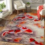 koi fish area rug 191016 animal print ofd area rug living room carpet rug regtangle carpet floor decor home decor 0